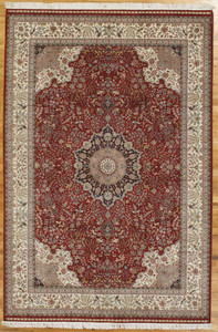 6 x 9 Super Fine Classic Tabriz 100% Silk
