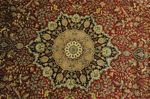 6 x 9 Super Fine Classic Tabriz 100% Silk