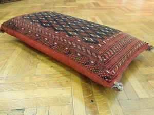 2x4 Turkeman Pillow-Rug Oriental Handmade Bokhara
