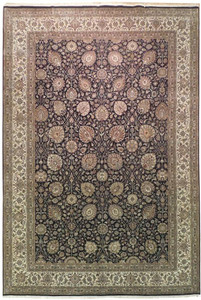 10 x 14 All-Over New Ivory High End Wool