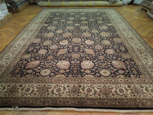 10 x 14 All-Over New Ivory High End Wool