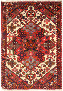 3'7 x 5'2 Antique Shahsavan Persian Rug