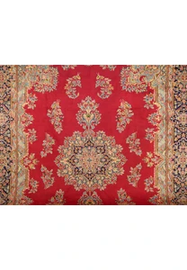 10 x 13 Floral Persian Kerman Rug