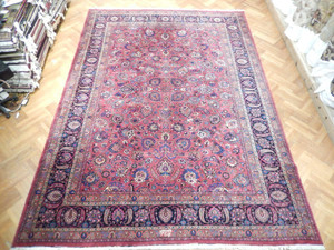 12 x 17 Persian Sarough Rug | signed by master weaver