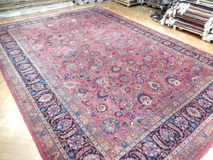 12 x 17 Persian Sarough Rug | signed by master weaver