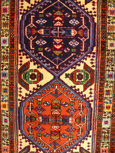 2'4 x 10 Persian Meshkin Runner Rug