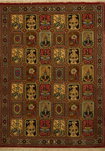 2'5 x 4 Persian Qum Kork Rug