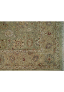 6' x 9' Transitional Chobi Vegetable Dyed Rug 9