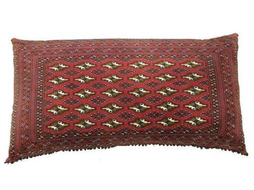 Bokhara Oriental Village Red 2x4 Pillow Rare