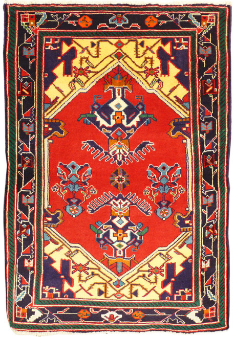 3 x 5 Persian Khamseh Rug