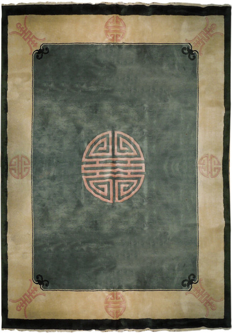 8 x 10 Oriental Art Deco Rug