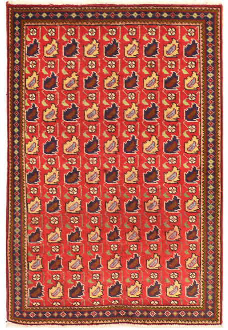 3 x 5 Tabriz All Over Design Rug
