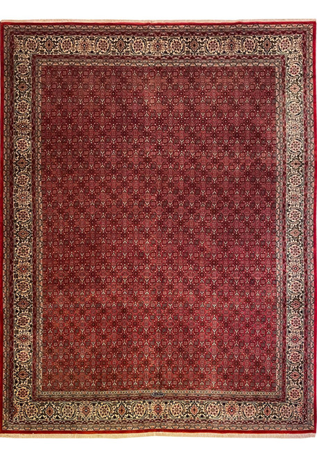8'6 x 11'2 Signed Persian Wool & Silk Tabriz Rug | Very fine