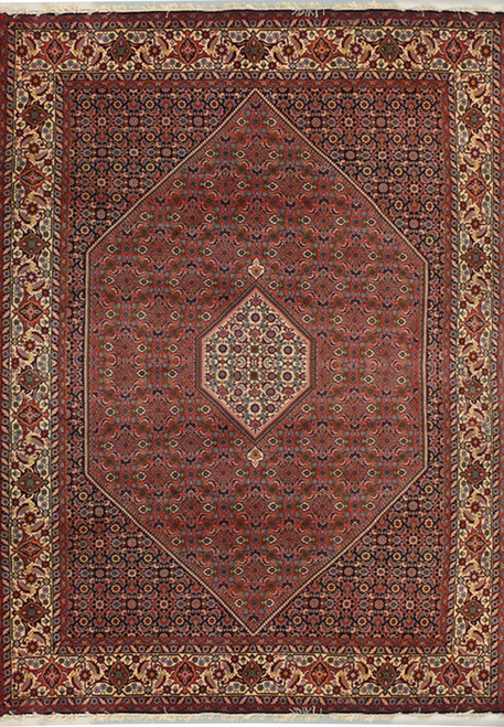 6'6" x 9'9" Persian Bijar Rug