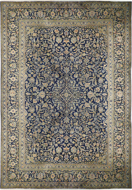 9'4 x 13'1 Premium Persian Kashan Rug