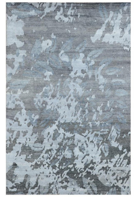 9 x 12 Handmade Silky Modern Abstract Rug
