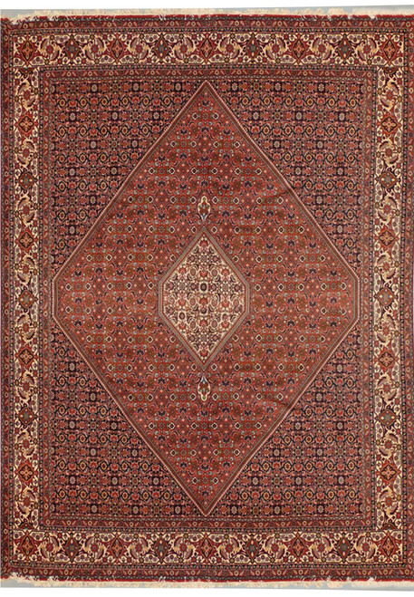 8'3 x 11 Iron Persian Bijar Rug | High-End