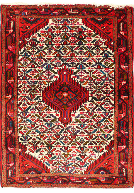 3'3 X 4'6 Persian Hamedan Rug