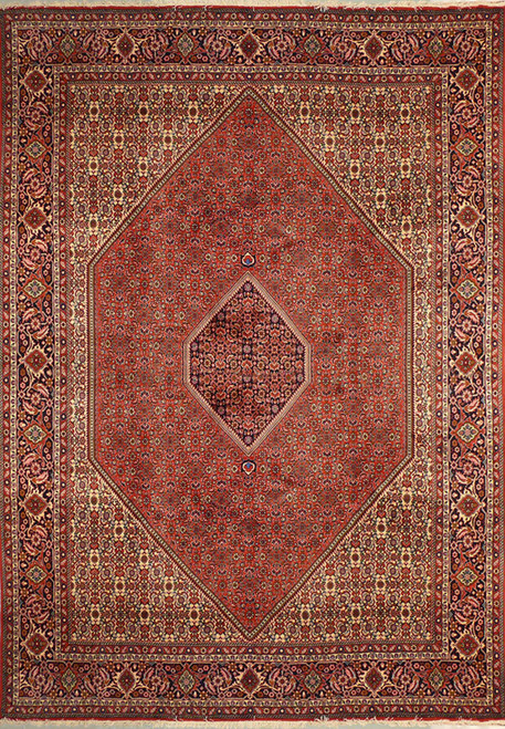 Persian Bijar Rug - 8'2 x 11'5, also know as Iron Rug