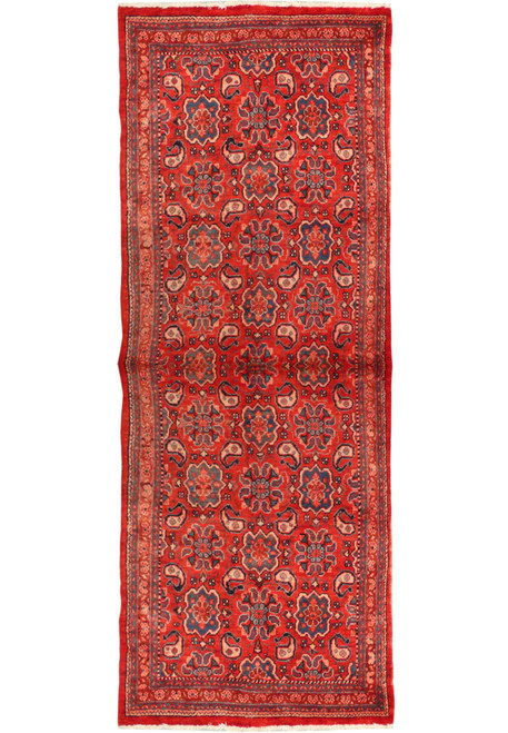 4'2 x 10'6 Persian Bibiabad Rug All Over Design