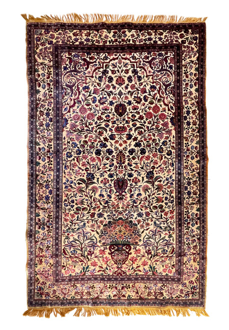 Antique Tabriz Souf Gold plated metallic