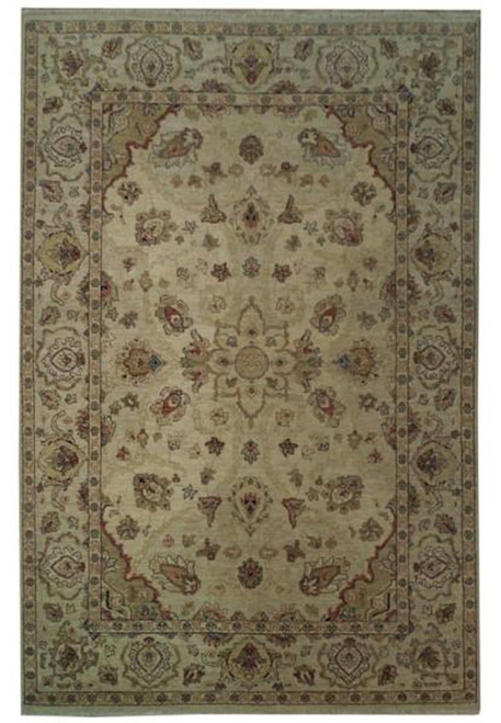 6' x 9' Transitional Chobi Vegetable Dyed Rug 8