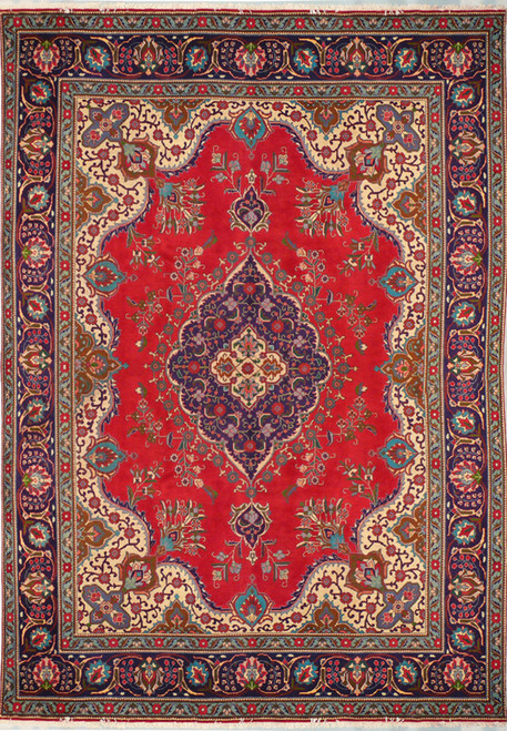 10 x 12'8 Persian Tabriz Rug