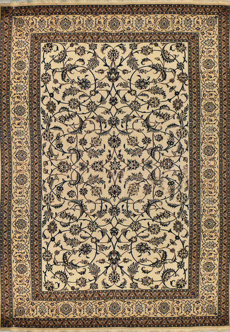 8' x 11'8" Persian Nain 9 LAA Wool & Silk Rug