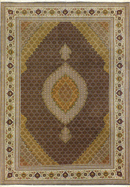 7 x 10 Persian Tabriz Mahi 50 raj