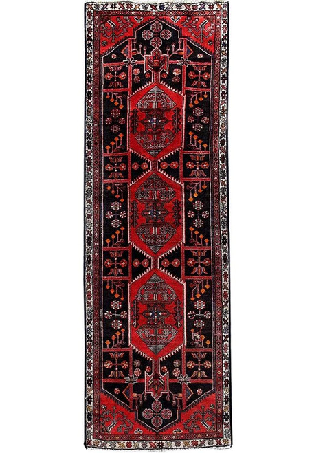 3 x 10 Vintage Persian Yalameh Runner Rug