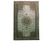 Cream Persian Tabriz rug with ornate floral medallion and layered borders shown on white studio background