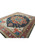 Side view of 12x15 Serapi Oriental Rug displaying edge craftsmanship.