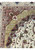 Ivory guard border with small floral trellis framing the main taupe border on this Tabriz rug