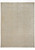 Whole rug shot flat, pale beige field with all-over floral drawing and fringe at both ends