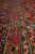 Detail down the border stripes showing rose guard, ivory line and light blue outer band