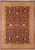 17'9" x 26'7" oversize Oriental rug shown flat with ruby red field and gold floral border