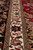 Ivory guard border detail with rose vines framed by the blue black main border