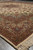 Standing view of 8' x 9'7" Tabriz rug corner with layered floral borders