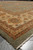 12 x 12 square Oriental rug corner showing layered ivory borders and celadon green tones