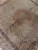 Ivory Mahi field with coral medallion and scrolling cloudband spandrels seen from above at angle