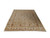 12' x 15'6" Peshawar Oriental rug photographed at an angle showing soft sage field and ivory border