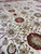 12'7" x 24'2" Jaipur rug angled, all over floral design in ivory, rose and green