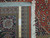 Ruler on the back of this 8'1" x 11'4" Tabriz rug showing 400 knots per square inch