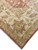 Border corner detail with mustard gold palmette, rust leaves and ivory ground, Ziegler drawing
