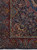 Corner detail showing red boteh border, ivory guard stripes, lidded vases and bird motifs