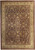 Burgundy and ivory 10x14 Oriental wool and silk rug with dense all over floral field