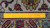 Back of the 10x13 Tabriz rug with ruler showing tight hand-knotted rows on cotton foundation