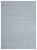 14' x 20' grey modern rug shown flat, solid field with subtle tonal striations, no border