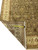 Folded back corner with tape measure confirming size, showing weave density and ivory fringe