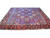 10'2" x 11'8" Persian Bakhtiar rug with multi-color garden panel field and red border